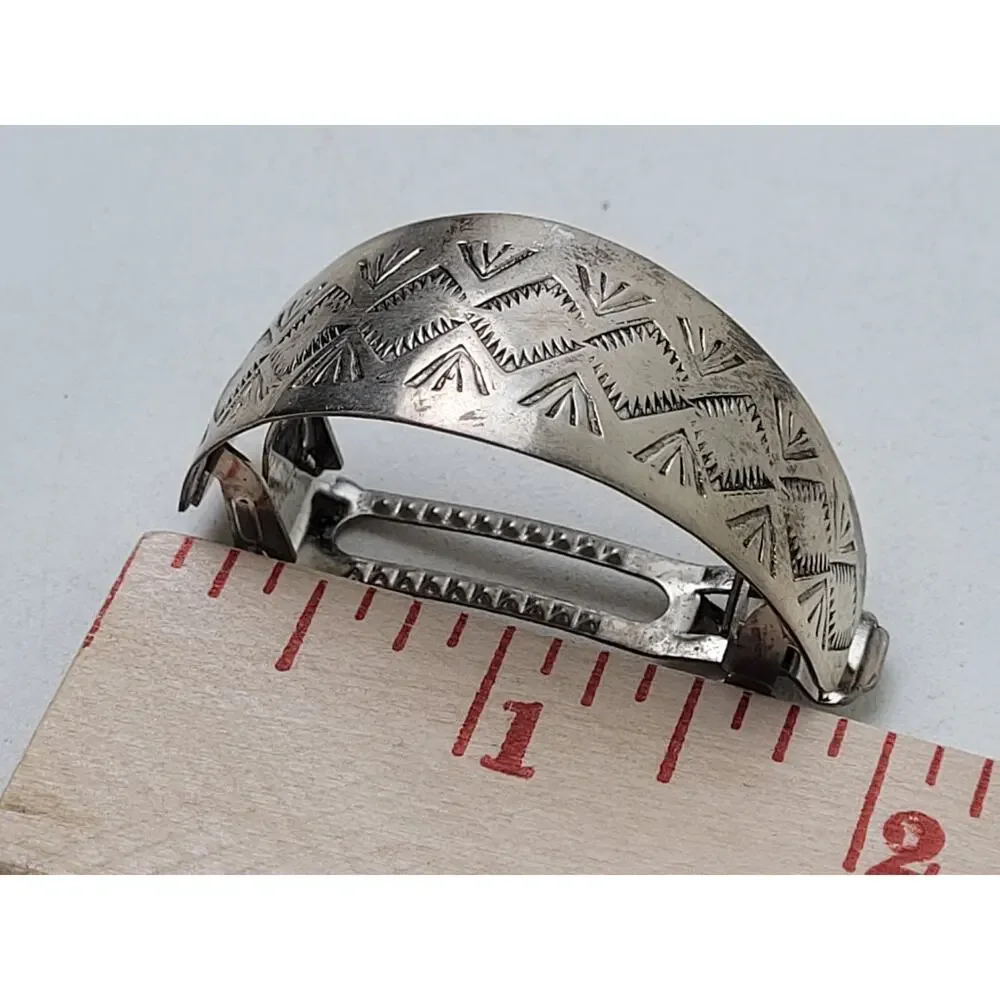 Bruce Wood Navajo Sterling Silver Barrette | 10.57 g | 2